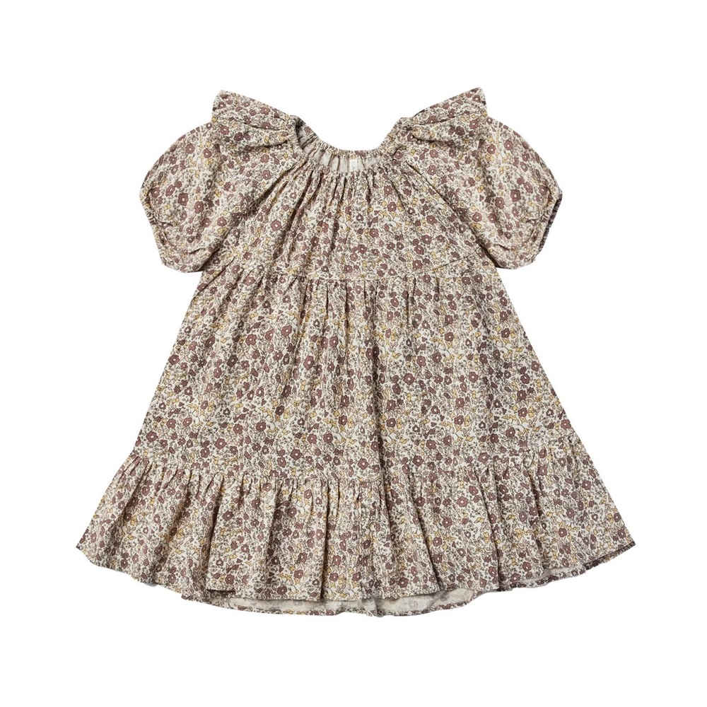 Rylee + Cru Willow Dress Autumn Floral Size 2-3 years